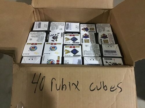 Lot of (40) Rubiks Cube Puzzle Games  - Lot 1006