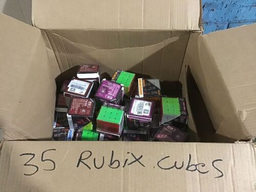 Lot of (35) Rubiks Cube Puzzle Games  - Lot 403