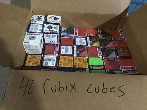 Lot of (40) Rubiks Cube Puzzle Games  - Lot 593