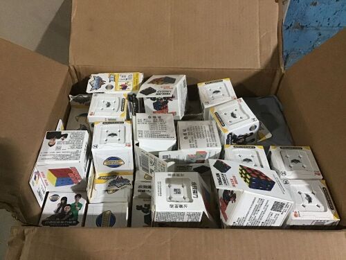 Lot of Approx (38) Assorted Rubiks Cube Puzzle Games  - Lot 658