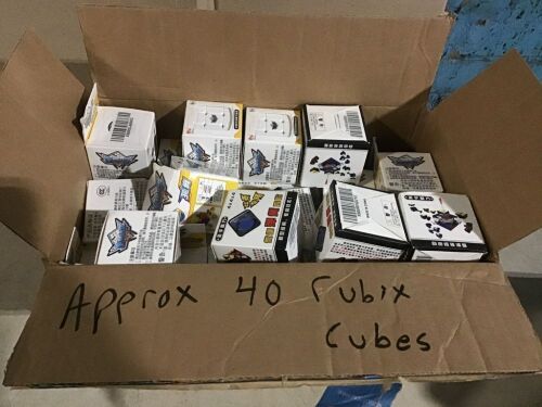 Lot of Approx (40) Rubiks Cube Puzzle Games  - Lot 819