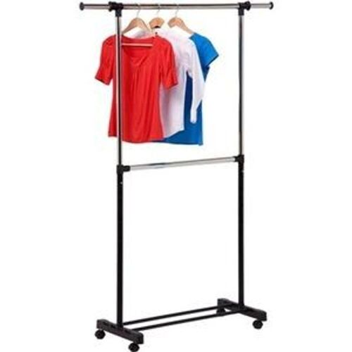 Honey-Can-Do Double Bar Garment Rack - Lot 668