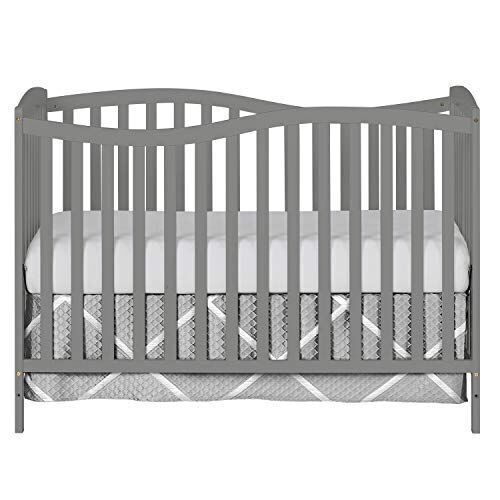 Dream On Me Chelsea 5-in-1 Convertible Crib, Storm Grey - Lot 377