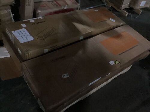 Lot of (4) Insma Home TV Stands - Uninspected  - Lot 892