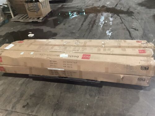 Pallet of Retractable Patio Awning Cover w/ Aluminum Frame, Crank Handle - 98x80in - Uninspected  - Lot 729
