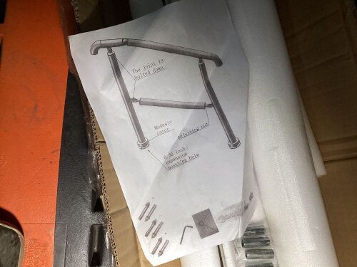 63" Transitional Handrail - Missing Hardware  - Lot 705