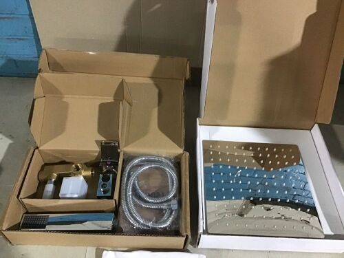Lot of (2) Rainfall Shower Faucet w/ Handheld Sprayer  - Lot 268