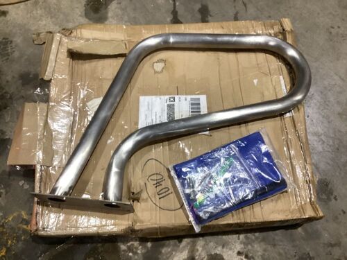 VEVOR Stainless Steel Pool Handrail 32x23 250LBS Load Capacity with Blue Grip Cover - Lot 1078