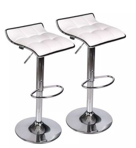 Set of 2 Adjustable Swivel Bar Stools  - Lot 257