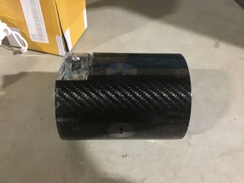 Carbon Fiber Muffler Pipe Exhaust Tip 63mm /92mm for BMW  - Lot 585