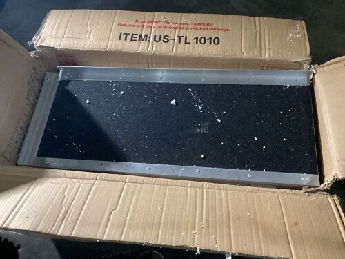 Portable Wheelchair Threshold Ramp 72" x 30"  - Lot 708