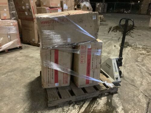 7 Piece Patio Rattan Sectional Sofa Set - Each Box Different Color  - Lot 238