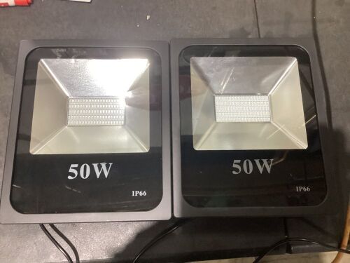 50W LED Flood Lights  - Lot 337
