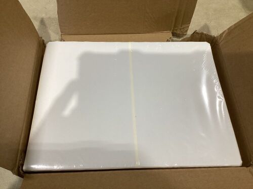 Round Corner Shipping Labels, 8.27" x 5.32", 1000 Labels - Lot 940