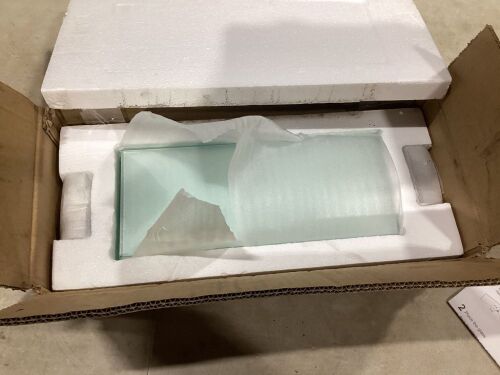 Cosiest Glass Wind Guard for Outdoor Fire Pit - Lot 990