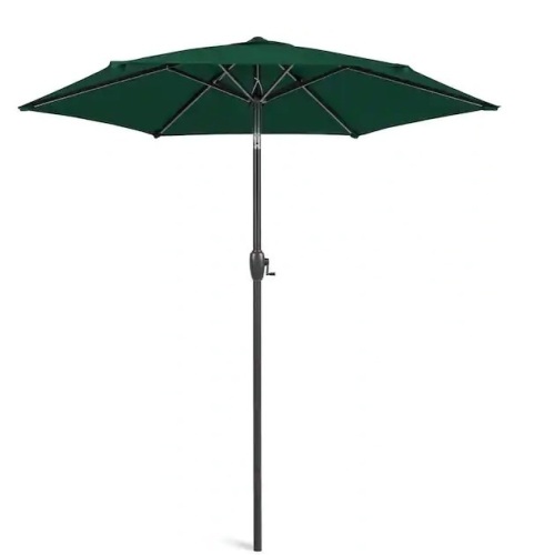 7.5 ft. Market Tilt Patio Umbrella in Green - Lot 102