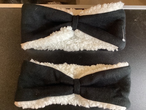 Lot of 2 Sherpa Headbands - Lot 119