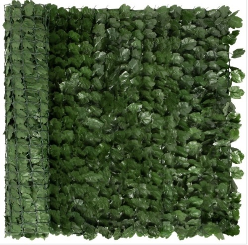 Outdoor Faux Ivy Privacy Screen Fence, Appears New - Lot 183