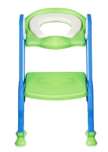 Potty Training Toilet Seat W/ Step Stool Ladder-Blue, Appears New - Lot 233