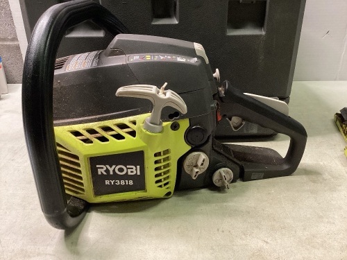 Ryobi 18 in. 38cc 2-Cycle Gas Chainsaw - For Parts Only - Lot 298