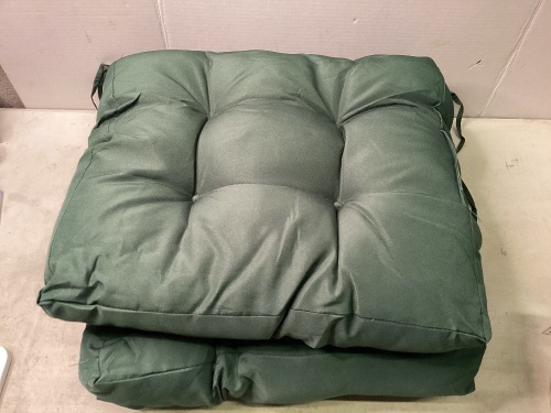 Lot of Two Tie-On Chair Cushions - Lot 305