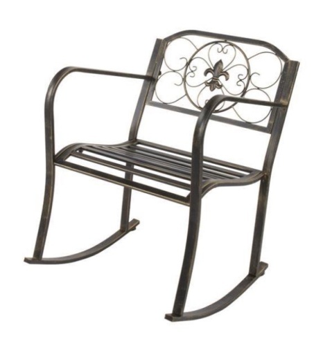 Metal Rocking Chair - Lot 960