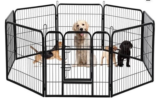 Lot of 2 Portable Puppy Exercise Pen, May Be Missing Hardware - Lot 502