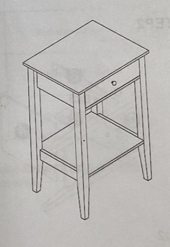End Table, May Be Missing Hardware - Lot 513