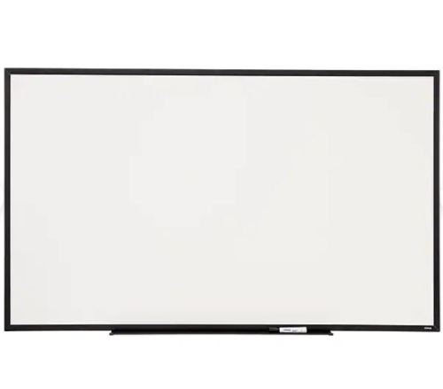 Staples Standard Durable Melamine Dry-Erase Whiteboard, Aluminum Frame, 5' x 3' - Lot 334