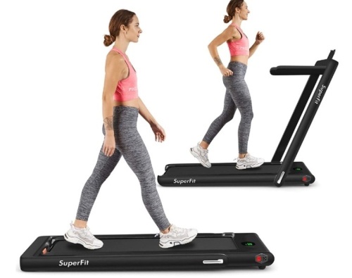 2.25HP Superfit Under Desk Electric Treadmill w/ Blue Tooth Speaker - Lot 246