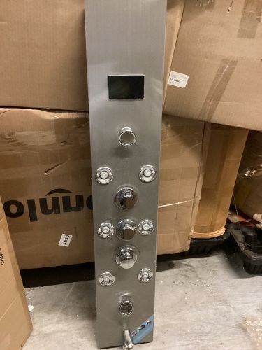 Stainless Steel Rainfall Shower Kit, May be missing hardware - Lot 441