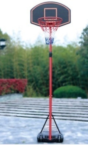 Movable, Height-Adjustable Basketball Stand - Lot 583