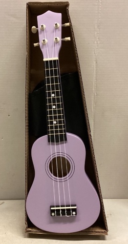 Ukulele w/ Tuner, Purple - Lot 573