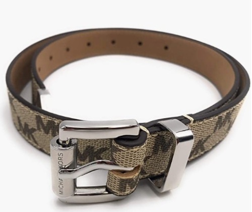 MICHAEL Michael Kors Womens Belt with MK Logo, M - Lot 31