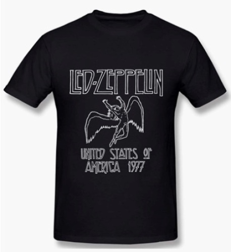 Led Zepplin United States of America 1977 T-Shirt, XL - Lot 163