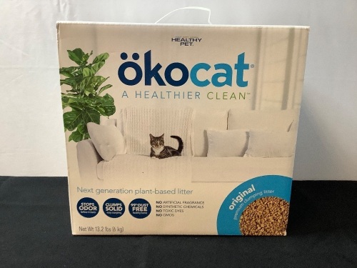 Okocat Original Plant Based Clumping Cat Litter - Lot 234
