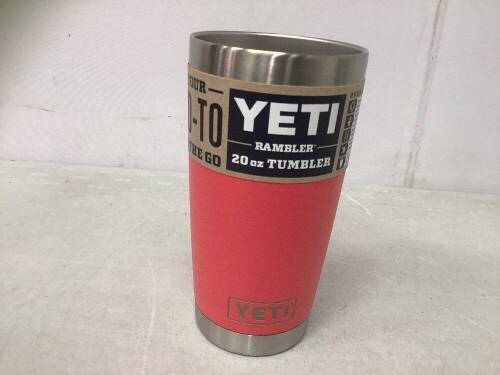 Yeti Rambler,  20oz Tumbler, No Lid - Lot 269