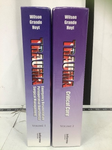 Lot of (2) Trauma Textbooks - Lot 343