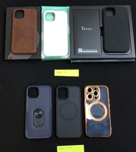 Lot of (6) iPhone 13/13 Pro Cases - Lot 387