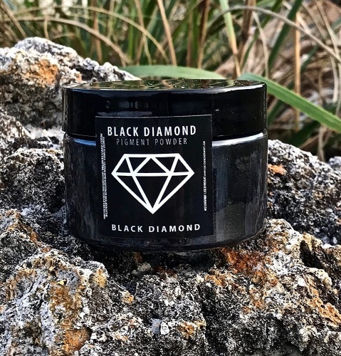 16.5oz "Black Diamond" Mica Powder Pigment - Lot 528