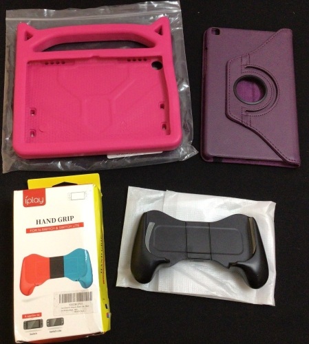 Lot of (2) Tablet Cases & a Switch Grip - Lot 549