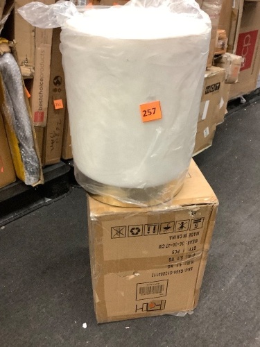 Round Container, White - Lot 257