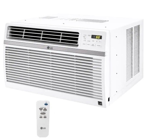 LG Electronics 15,000 BTU 115-Volt Window Air Conditioner LW1516ER with ENERGY STAR and Remote in White - Lot 273