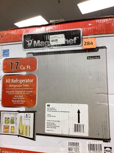 Magic Chef1.7 cu. ft. Freezerless Mini Fridge in Stainless Steel - Lot 284