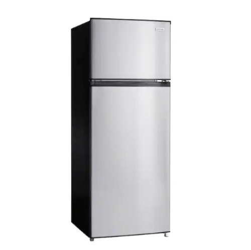 Vissani 7.1 cu. ft. Top Freezer Refrigerator in Stainless Steel Look - Lot 285