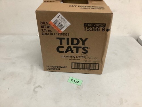 Set of 2 Tidy Cats Clumping Liter - Lot 7310