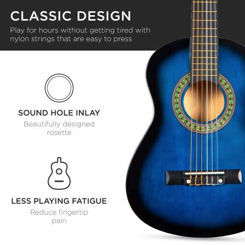 Kids Acoustic Guitar Beginner Starter Kit with Carrying Case - Lot 7381
