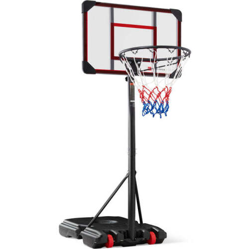 Kids Height-Adjustable Basketball Hoop, Portable Backboard System w/ Wheels - Lot 7336