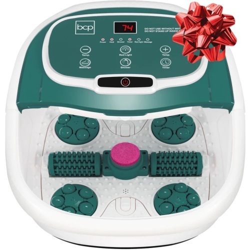 Automatic Heated Shiatsu Massage Foot Bath Spa w/ Pumice Stone - Lot 7473