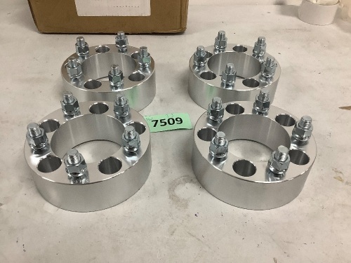 Set of 4 (2in Wide) Wheel Spacers - Lot 7509